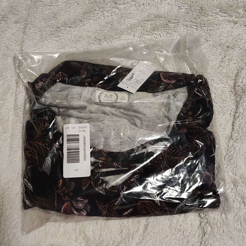 Lace Up Floral Skater Mini Dress - Picture 5 of 6